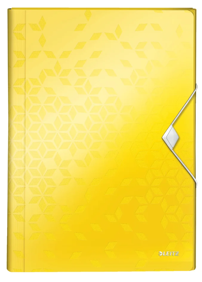 LEITZ Trieur ménager WOW, A4, PP, 6 compartiments, jaune Grand Paris Fournitures LEITZ Trieur ménager WOW, A4, PP, 6 compartiments, jaune – Image 2