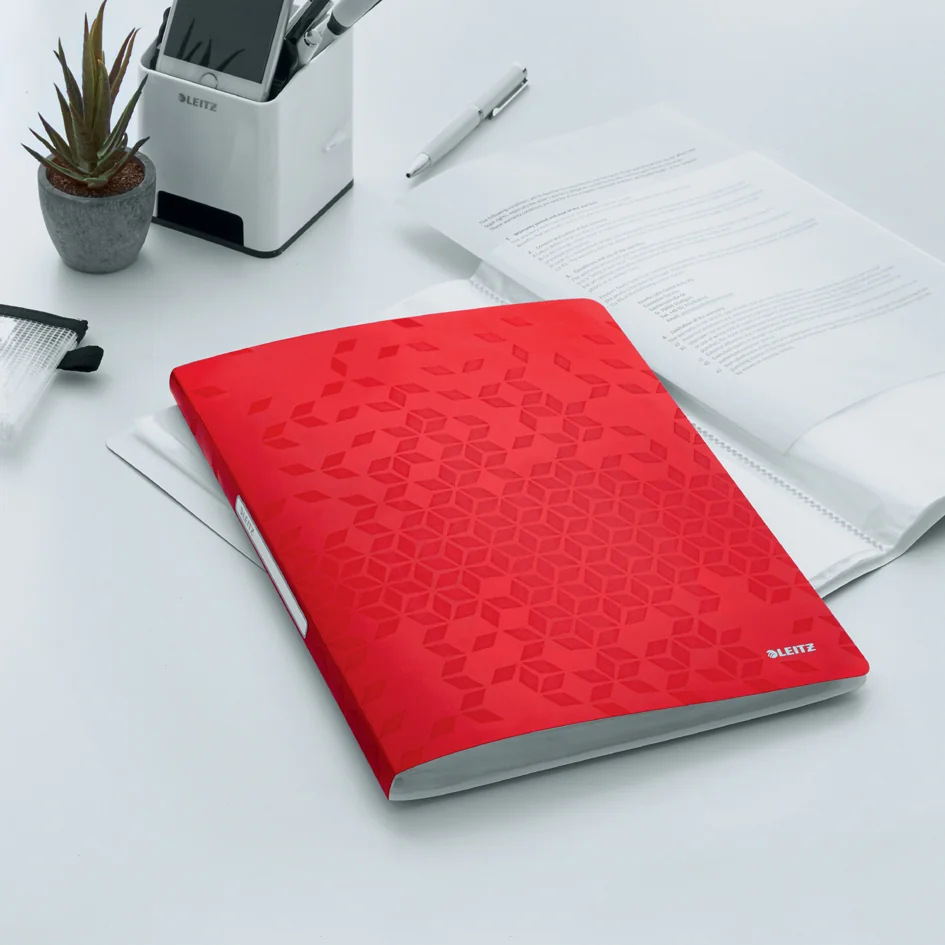 LEITZ Protège-documents WOW, A4, PP, 40 pochettes, vert Grand Paris Fournitures LEITZ Protège-documents WOW, A4, PP, 40 pochettes, vert – Image 5