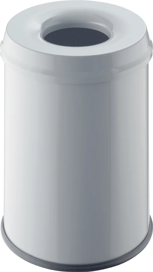 helit Corbeille à papier en acier "the guardian", 15 litres