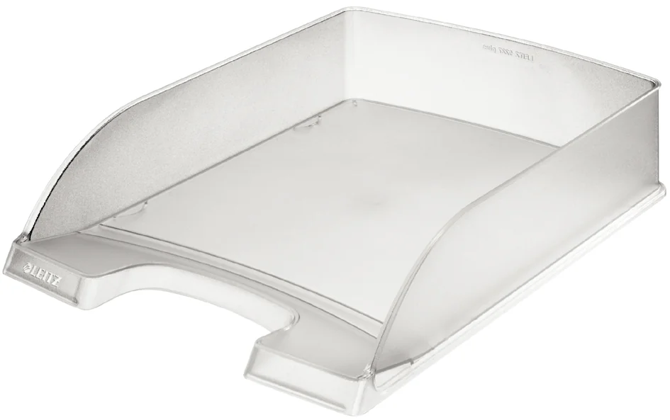 LEITZ Corbeille à courrier Plus standard, A4, givré