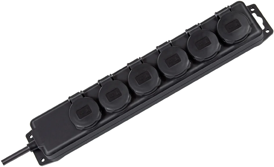 brennenstuhl Multiprise IP44, 6 prises