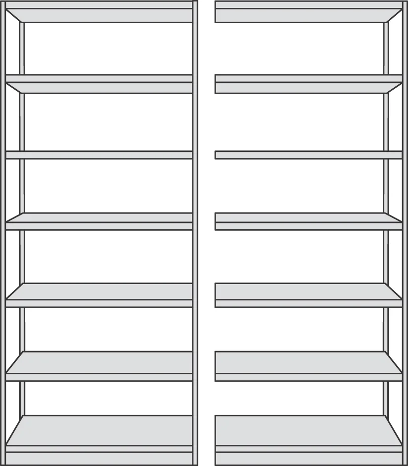 kerkmann Rayonnage de base Progress 500, (H)2.250 mm Grand Paris Fournitures kerkmann Rayonnage de base Progress 500, (H)2.250 mm – Image 4