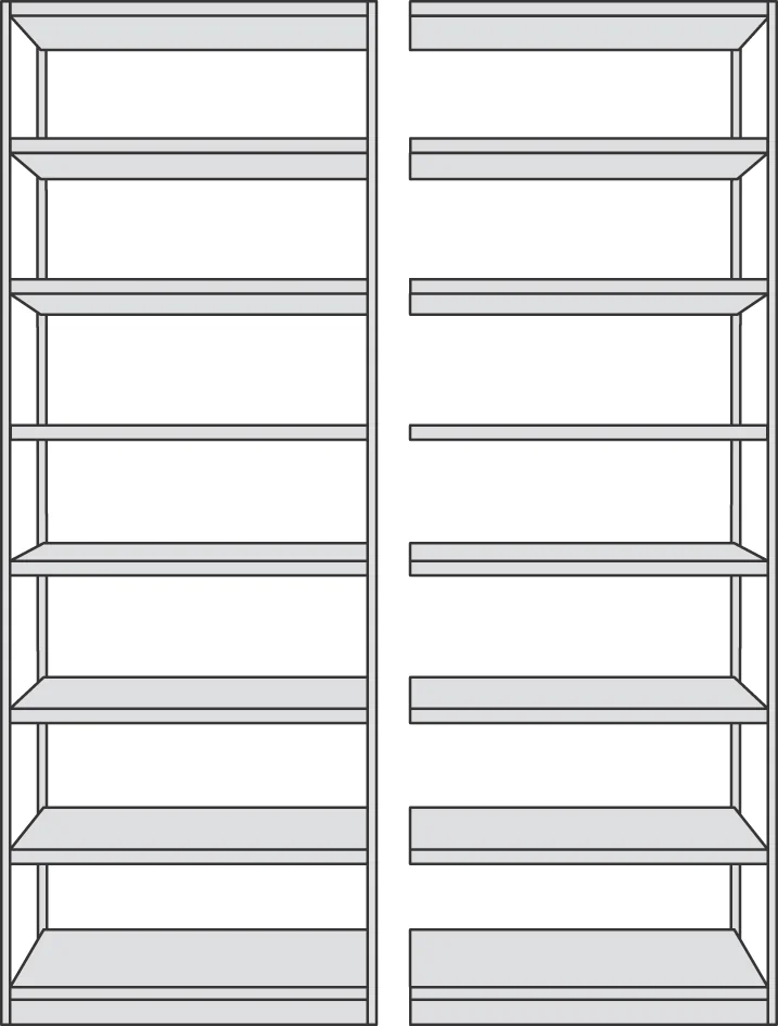 kerkmann Rayonnage de base Progress 500, (H)2.600 mm Grand Paris Fournitures kerkmann Rayonnage de base Progress 500, (H)2.600 mm – Image 4
