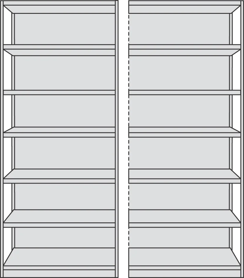kerkmann Rayonnage annexe Progress 500, (H)2.250 mm Grand Paris Fournitures kerkmann Rayonnage annexe Progress 500, (H)2.250 mm – Image 4