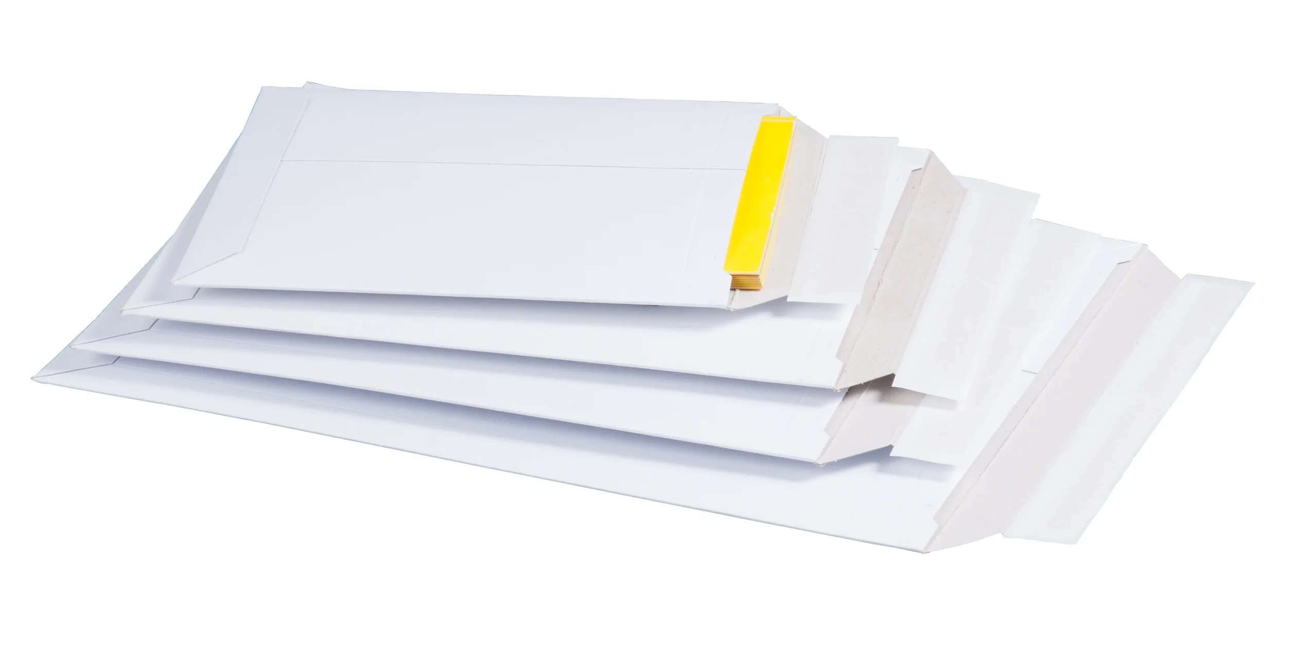 smartboxpro Pochette d'expédition, en carton rigide blanc,
