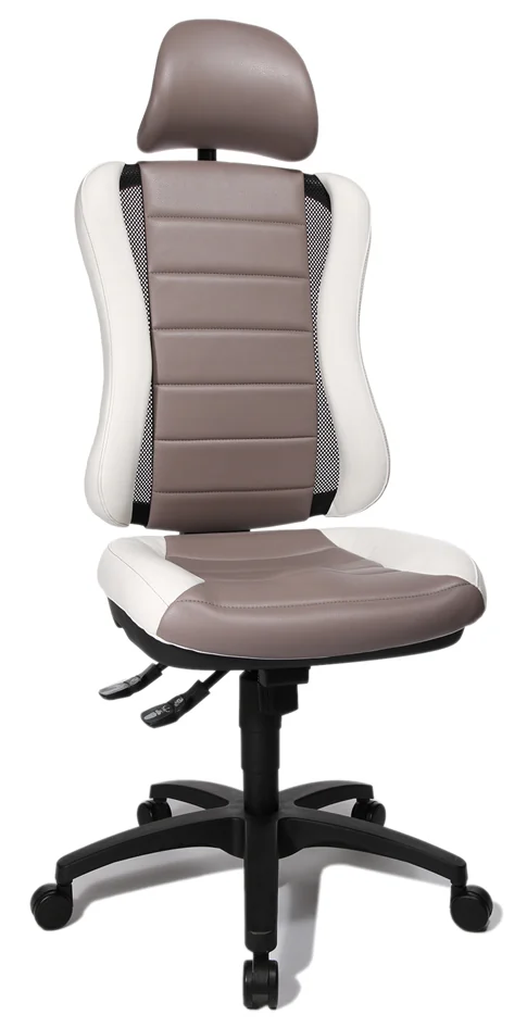 Topstar Fauteuil de bureau 'Head Point RS', blanc / gris