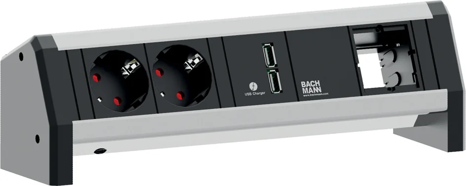 BACHMANN multiprise 'DESK 1', 4 prises