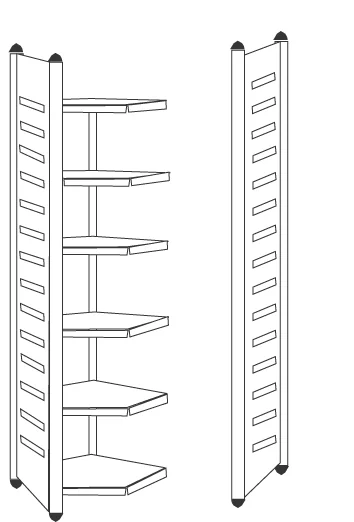 kerkmann Rayonnage 'M2', 6 tablettes, (L)750 x (H)2.600 mm Grand Paris Fournitures kerkmann Rayonnage 'M2', 6 tablettes, (L)750 x (H)2.600 mm – Image 2