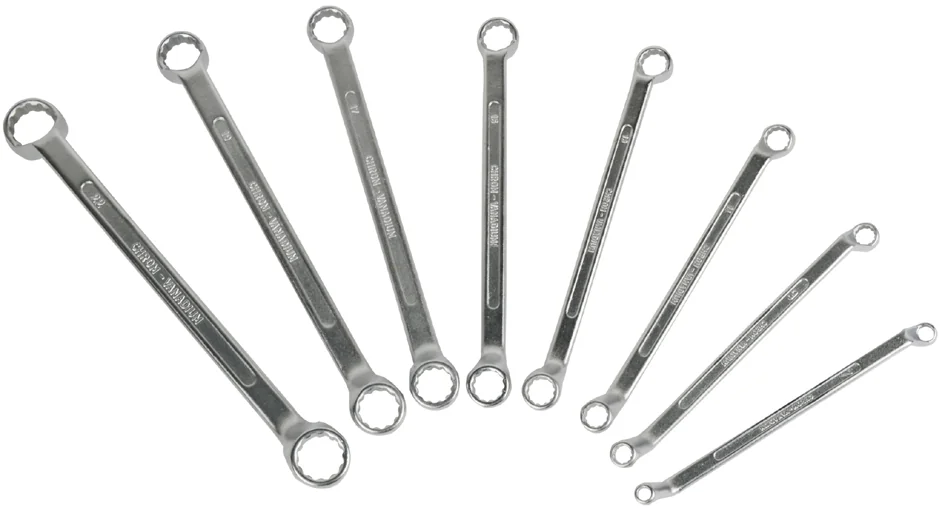 BRÜDER MANNESMANN Jeu de clé à anneau, 8 pièces