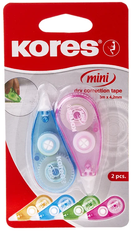 Kores roller correcteur jetable 'MINI', 5 mm x 5 m