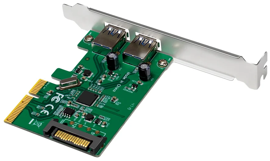 LogiLink Carte PCI Express USB 3.2, 2 ports, 10 Gbps