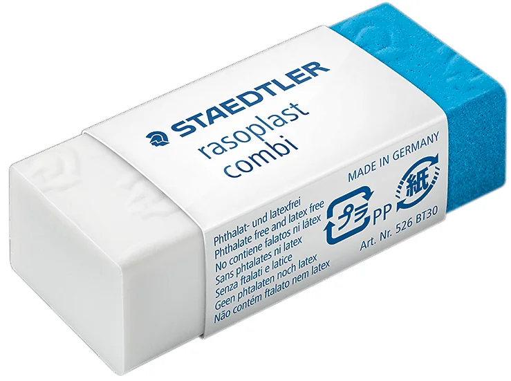 STAEDTLER Gomme plastique rasoplast combi BT30 Grand Paris Fournitures STAEDTLER Gomme plastique rasoplast combi BT30 – Image 2