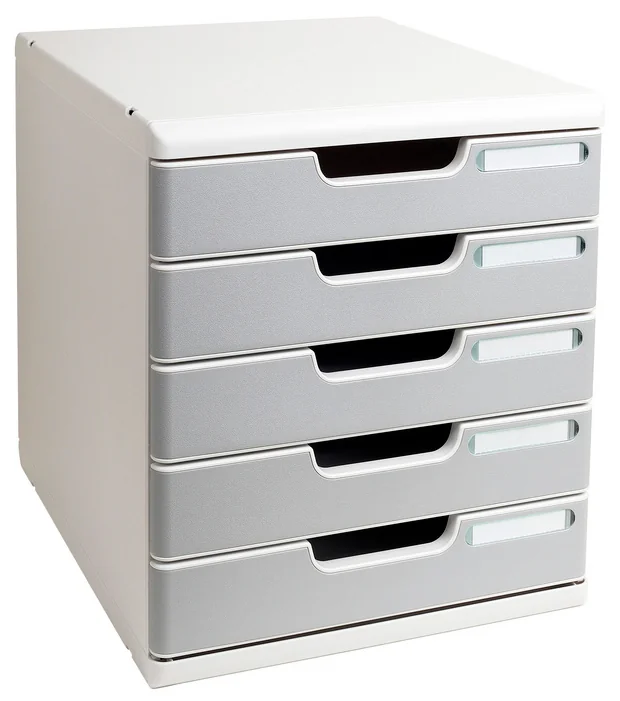 EXACOMPTA Module de classement MODULO, 5 tiroirs, noir