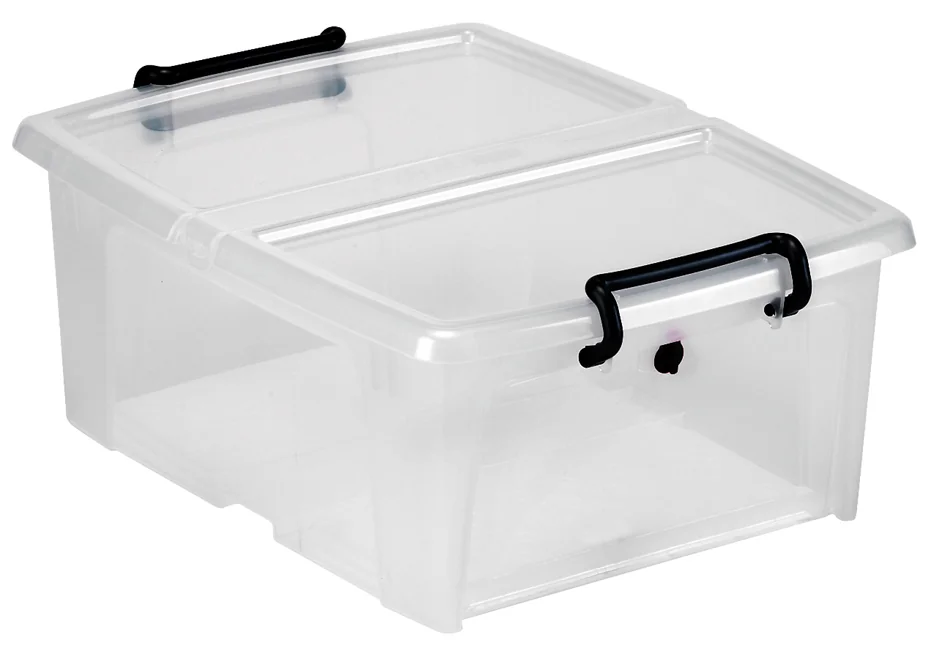 CEP Boîte de rangement strata, 50 litres, transparent Grand Paris Fournitures CEP Boîte de rangement strata, 50 litres, transparent – Image 8