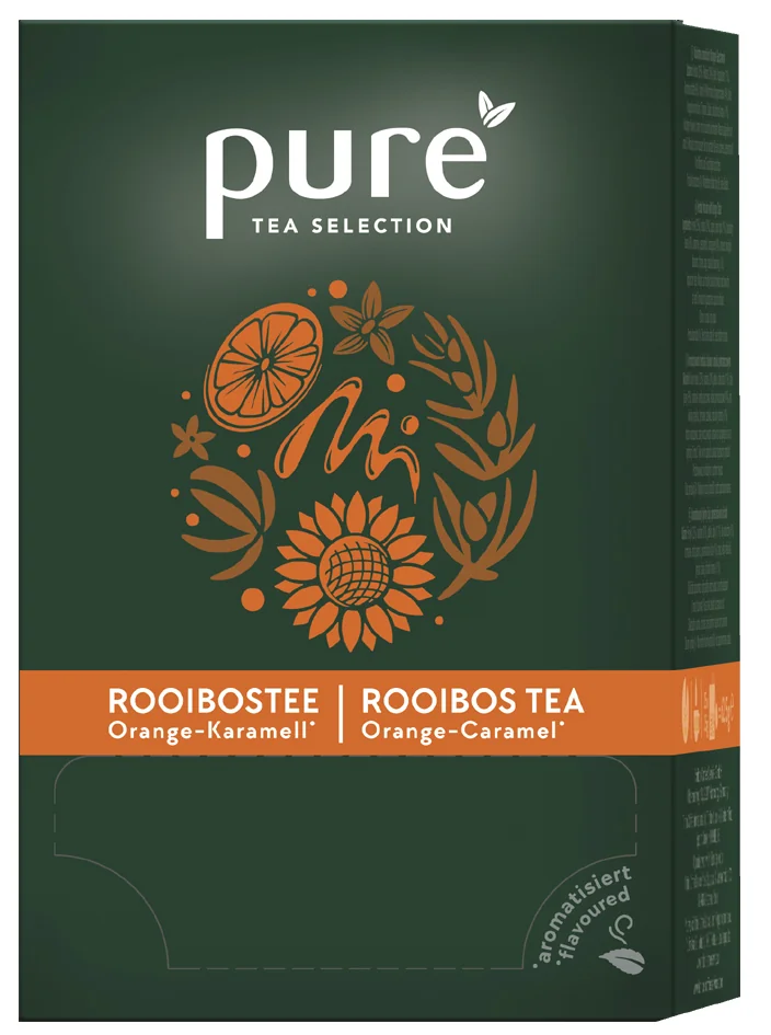 Tchibo Thé 'PURE Tea rooibos orange/caramel'