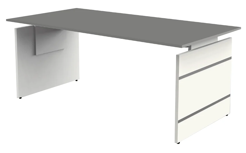 kerkmann Bureau avec piètement panneau Form 4, (L)1.800 mm Grand Paris Fournitures kerkmann Bureau avec piètement panneau Form 4, (L)1.800 mm – Image 3