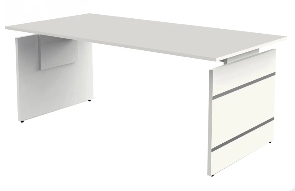 kerkmann Bureau avec piètement panneau Form 4, (L)1.800 mm Grand Paris Fournitures kerkmann Bureau avec piètement panneau Form 4, (L)1.800 mm – Image 5