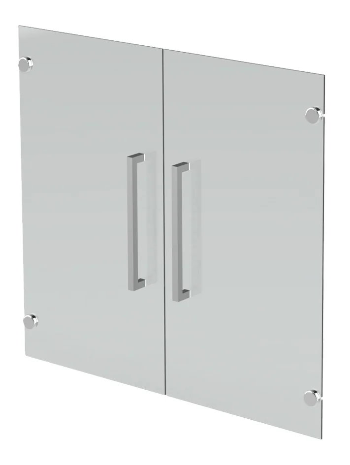 kerkmann Kit de porte pour étagère, 2 hauteurs de classeur