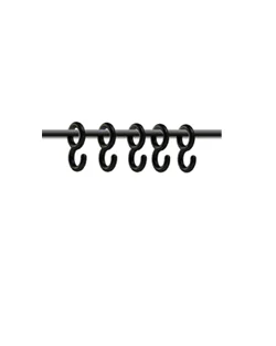kerkmann Crochet pour portemanteau Jupiter, plastique, noir Grand Paris Fournitures kerkmann Crochet pour portemanteau Jupiter, plastique, noir – Image 2