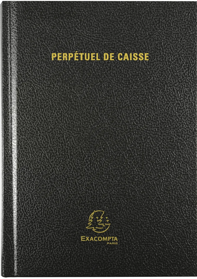 EXACOMPTA Agenda Perpétuel Caisse 210 x 148 mm, noir