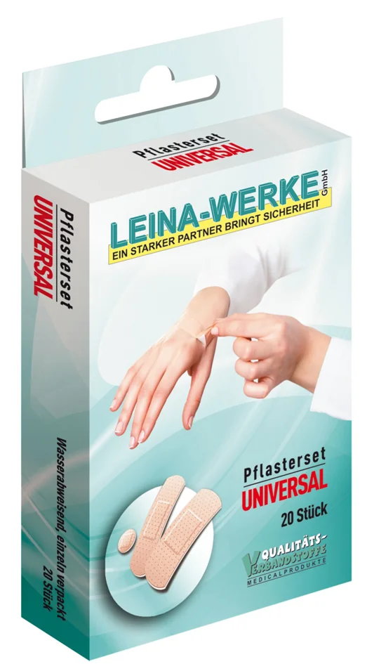 LEINA Kit de pansements 'Universal', 20 pièces couleur chair