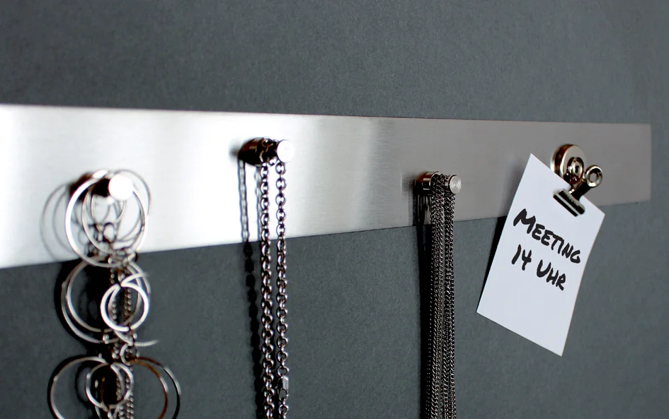 MAUL Bande métallique, en inox, 50 x 1.000 mm, argent