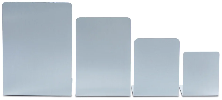 MAUL Serre-livres, en aluminium, (L)100 x (P)100 x (H)130 mm