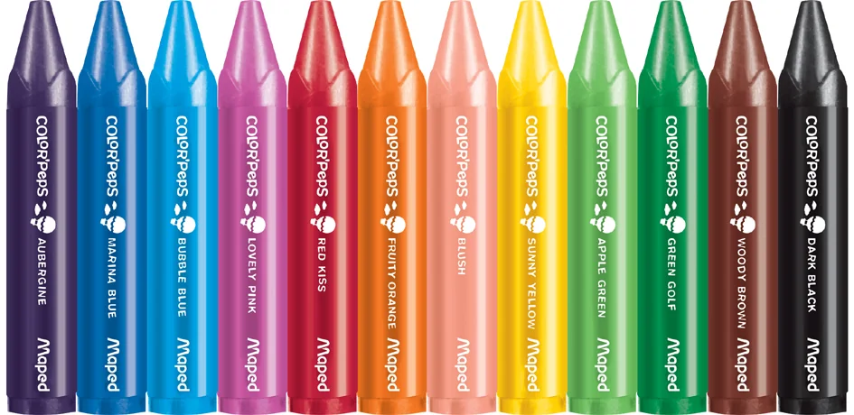Maped my first Crayon de cire COLOR'PEPS WAX JUMBO