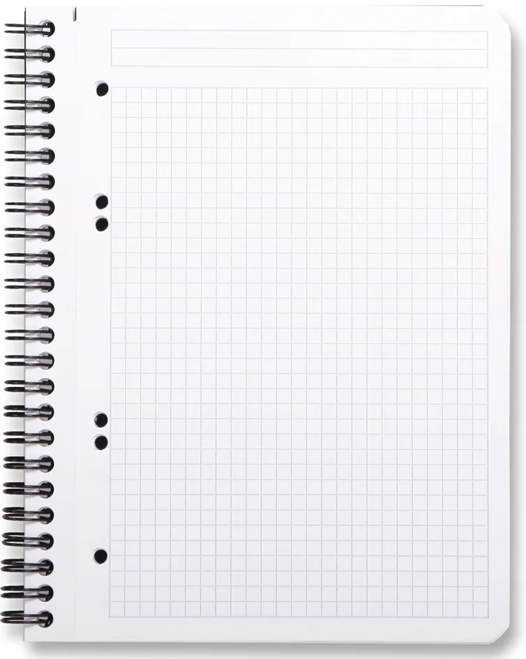 RHODIA Cahier à spirale 'Note Book', A5, ligné, noir