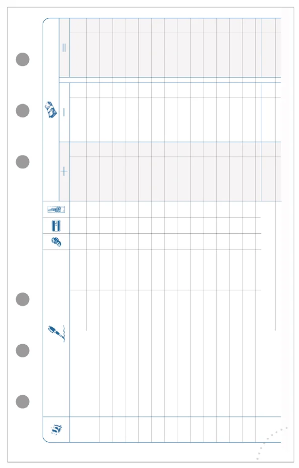 EXACOMPTA Recharge pour Exatime 17, 47 feuillets notes