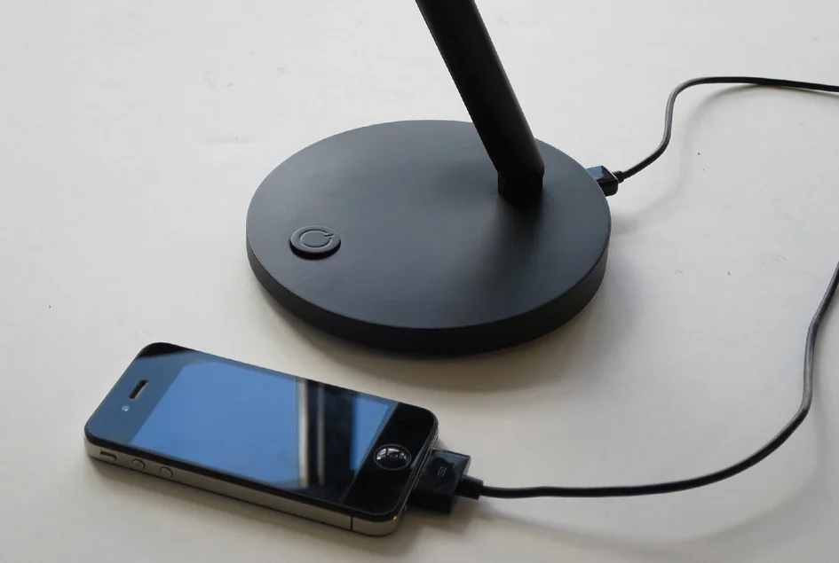UNiLUX Lampe de bureau à LED JACK, avec port USB, noir Grand Paris Fournitures UNiLUX Lampe de bureau à LED JACK, avec port USB, noir – Image 4
