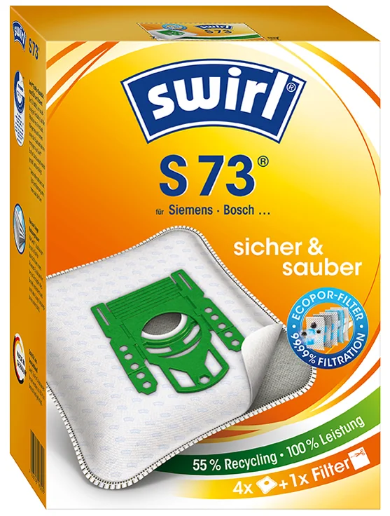 swirl Sac d'aspirateur S 73, avec filtre MicroporPlus