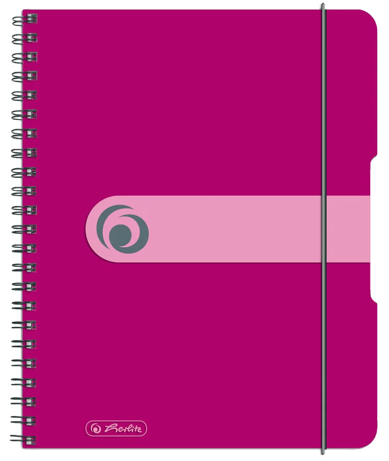 herlitz Cahier à spirales easy orga to go, A5, framboise Grand Paris Fournitures herlitz Cahier à spirales easy orga to go, A5, framboise – Image 4