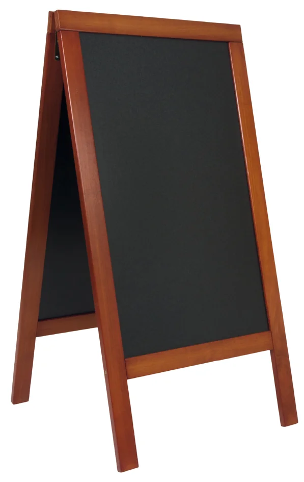 Securit Panneau trottoir DELUXE, avec tableau noir, hêtre Grand Paris Fournitures Securit Panneau trottoir DELUXE, avec tableau noir, hêtre – Image 3