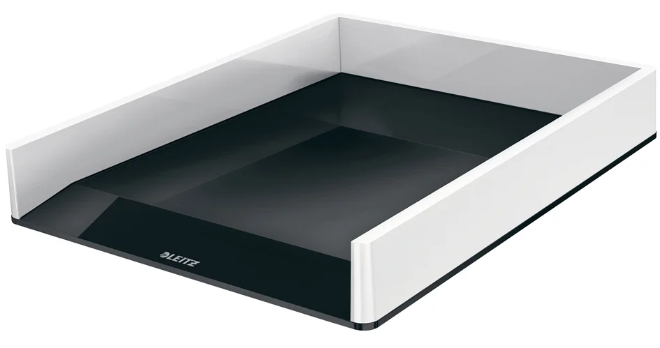 LEITZ Corbeille à courrier WOW Duo Colour, A4, blanc Grand Paris Fournitures LEITZ Corbeille à courrier WOW Duo Colour, A4, blanc – Image 4