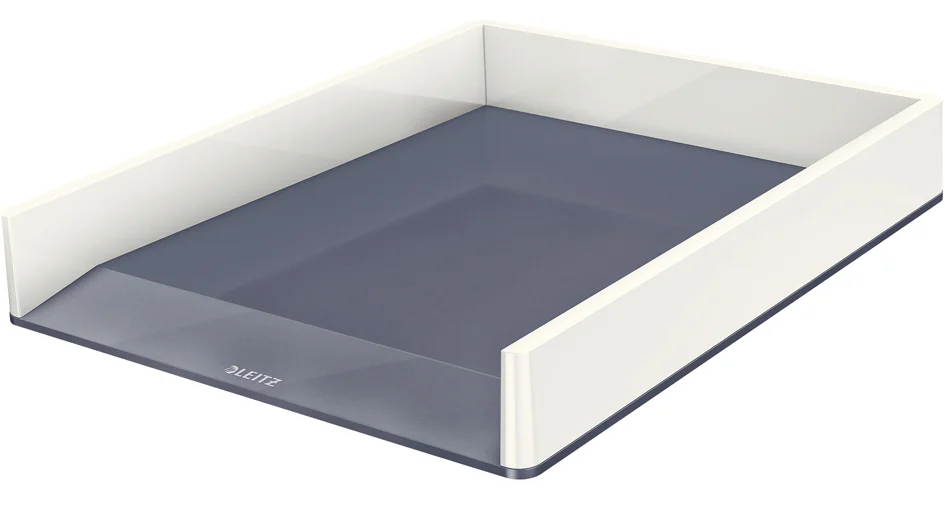 LEITZ Corbeille à courrier WOW Duo Colour, A4, noir