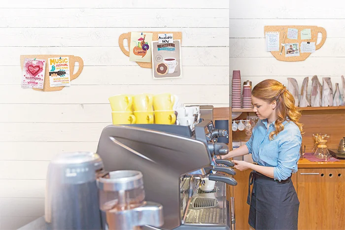 Securit Tableau mural en liège SILHOUETTE 'Tasse'