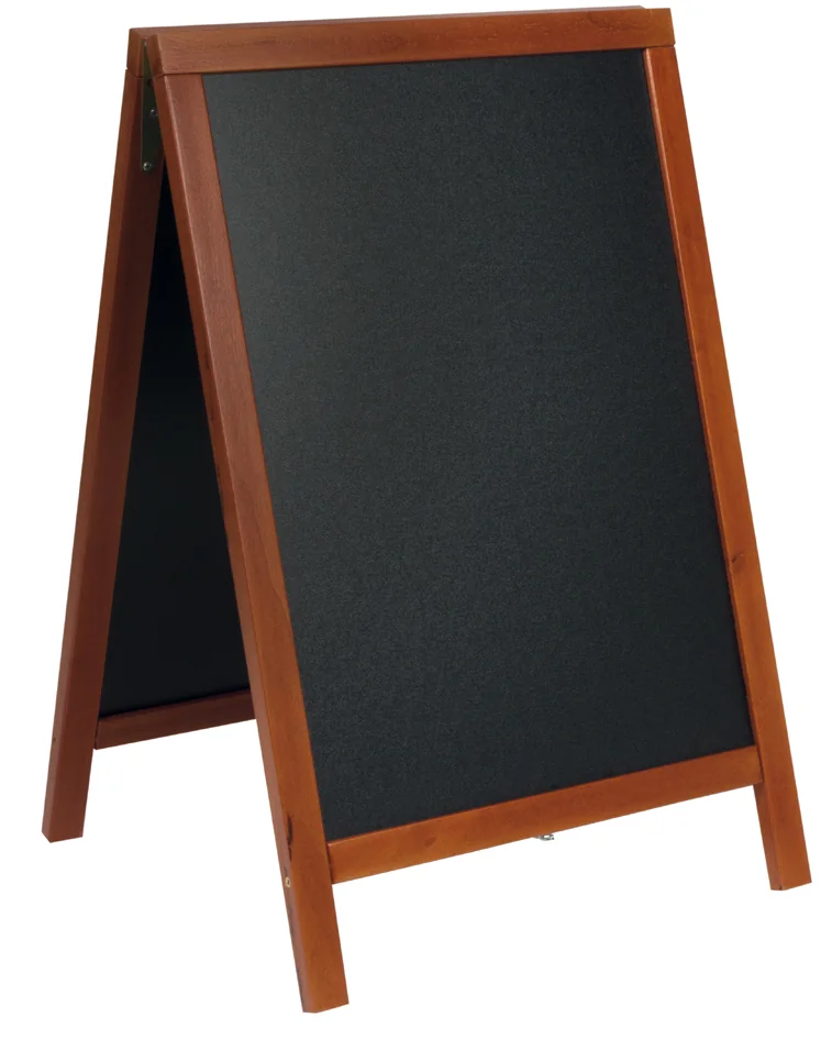 Securit Panneau trottoir DELUXE, avec tableau noir, hêtre Grand Paris Fournitures Securit Panneau trottoir DELUXE, avec tableau noir, hêtre – Image 3