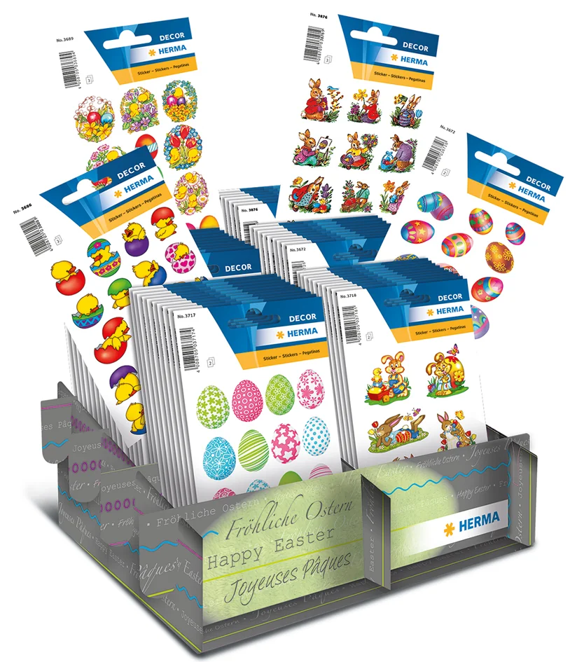 HERMA Oster-Sticker DECOR, im Thekendisplay