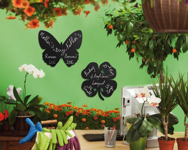 Securit Ardoise murale SILHOUETTE 'Trèfle'