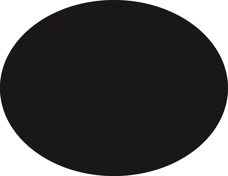 Securit Ardoise murale SILHOUETTE 'Oval'