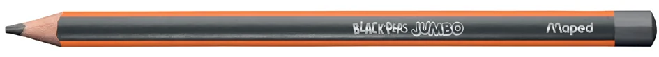Maped Crayon de papier BLACK'PEPS JUMBO, degré de dureté: HB