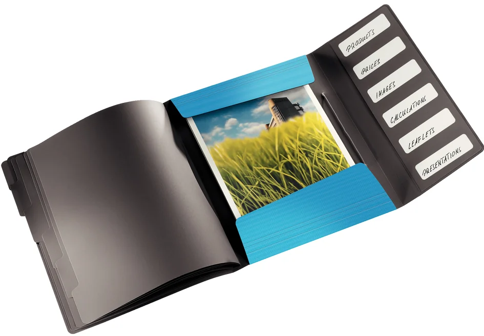 LEITZ Trieur Solid, A4, pp, 12 compartiments, noir Grand Paris Fournitures LEITZ Trieur Solid, A4, pp, 12 compartiments, noir – Image 4