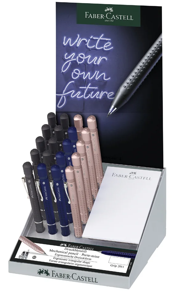 FABER-CASTELL Porte-mines GRIP 2011, dans un présentoir