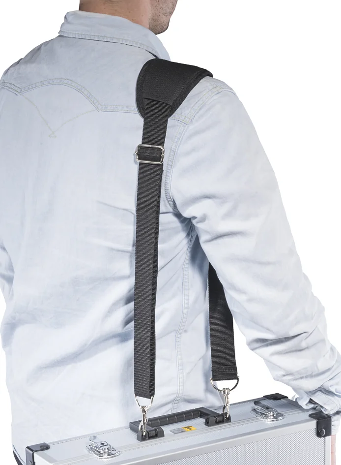 allit Bandoulière Strap pour mallette AluPlus, noir