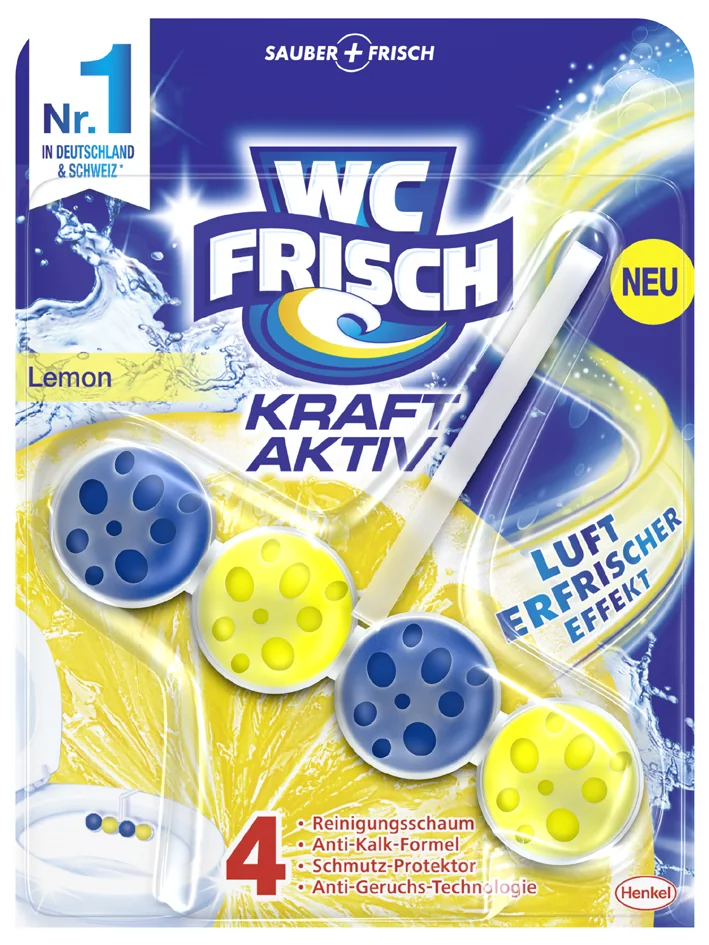 WC Frisch FORCE ACTIVE Désodorisant WC Lemon