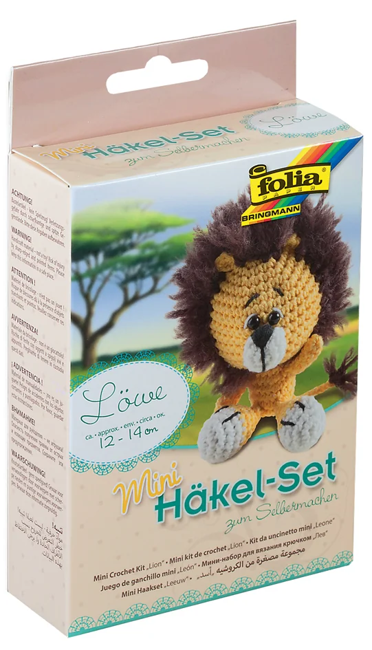 folia Mini kit de crochet 'lion'