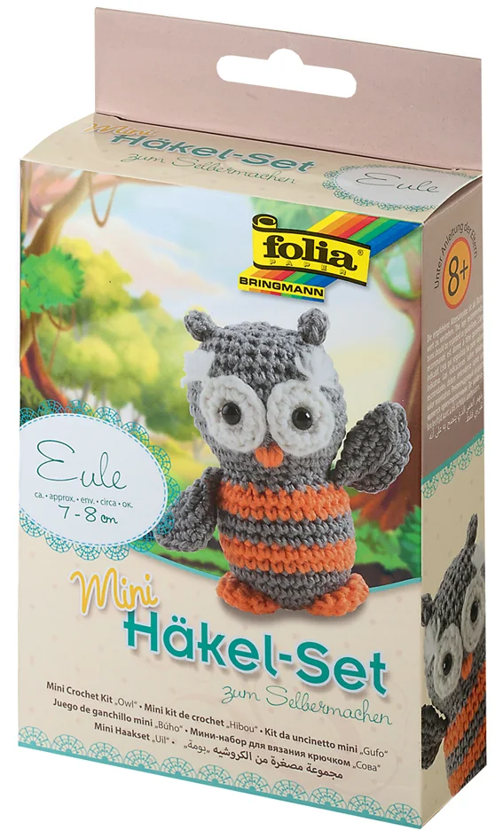 folia Mini kit de crochet 'Hibou'