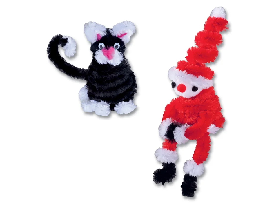 folia Fil métallique chenille (cure-pipe), vert clair