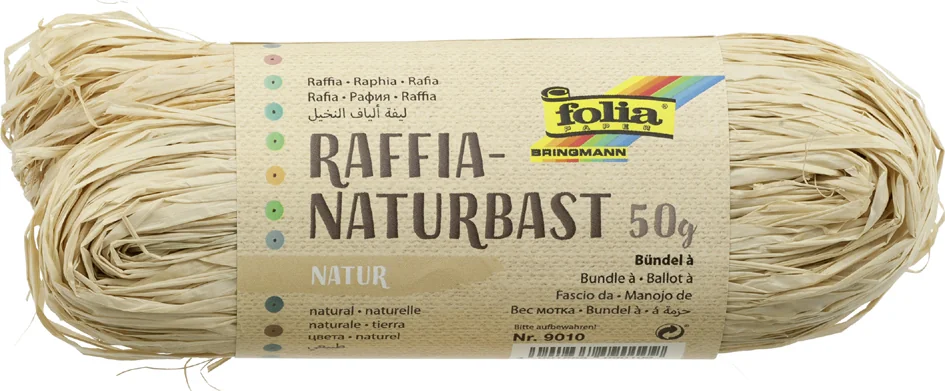 folia Raphia naturel, assorti